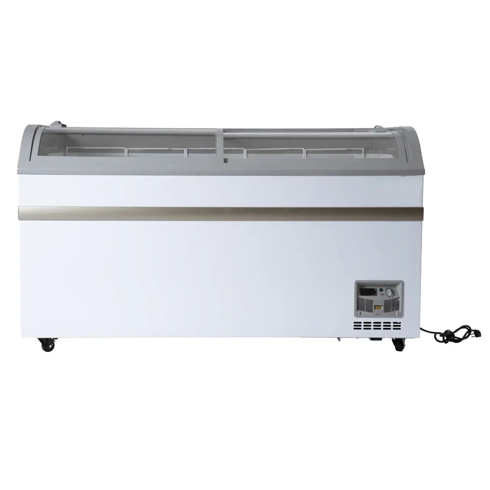 XS-500 Curved Glass Top Chest Freezer - 58" WidthToronto Commercial Refrigeration