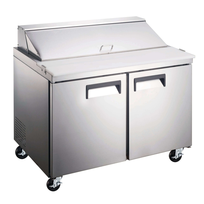 Table de préparation réfrigérée à salades et sandwiches Ancaster Food Equipment PTS-47 de 46,9 pouces