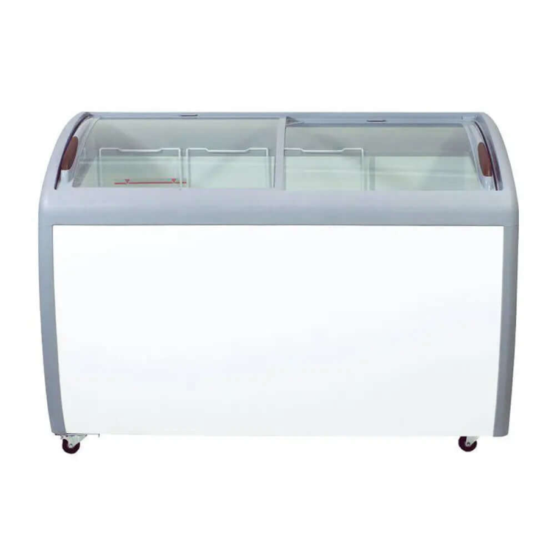 Ancaster Food Equipment XS-360YX 9.2 Cu. Ft. Glass Top Novelty Display Freezer