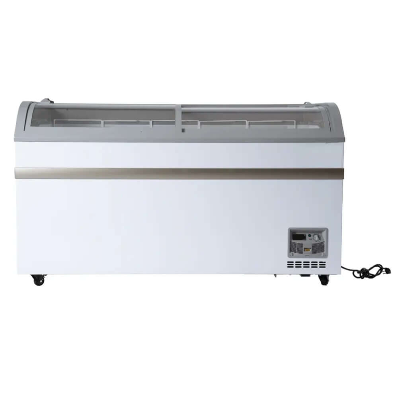Ancaster Food Equipment XS-500YX 17.7 Cu. Ft. Glass Door Novelty Chest Freezer