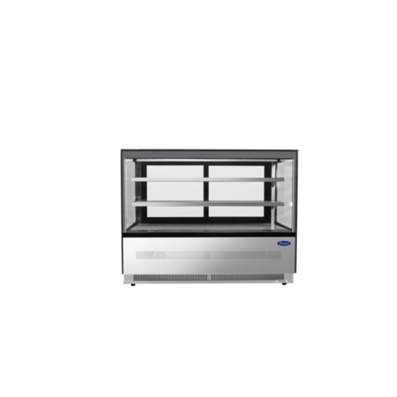 Vitrine réfrigérée carrée sur pied Atosa RDCS-60 de 150 cm - 572 litres