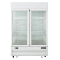 EFI 54" Commercial Ice Cream Freezer 2 Glass Door White FI2-54GDWVCToronto Commercial Refrigeration