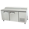 EFI 67-inch Commercial Refrigerated Pizza Prep Table CPDR2-67VCToronto Commercial Refrigeration
