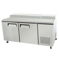EFI 67-inch Commercial Refrigerated Pizza Prep Table CPDR2-67VCToronto Commercial Refrigeration