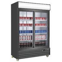 EFI C2S-52.4GD Commercial Double Glass Door Refrigerated Merchandiser Display FridgeToronto Commercial Refrigeration