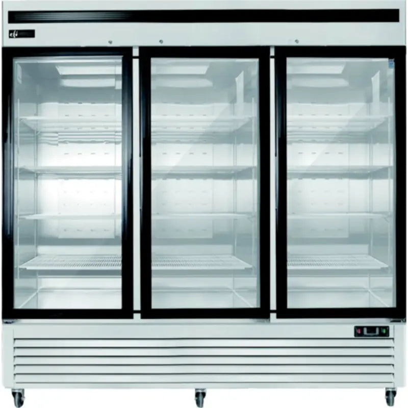 EFI C3-82GDSVC Commercial Bottom Mount Reach-In Glass Door Display RefrigeratorToronto Commercial Refrigeration