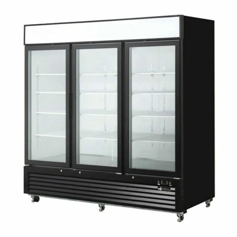 EFI C3-82GDVC Premium Glass Door Merchandiser Refrigeration System