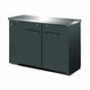 EFI CBBDR2-48CC Commercial 2-Door Black Back Bar Solid CoolerToronto Commercial Refrigeration