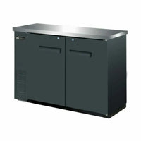 EFI CBBDR2-48CC Commercial 2-Door Black Back Bar Solid CoolerToronto Commercial Refrigeration