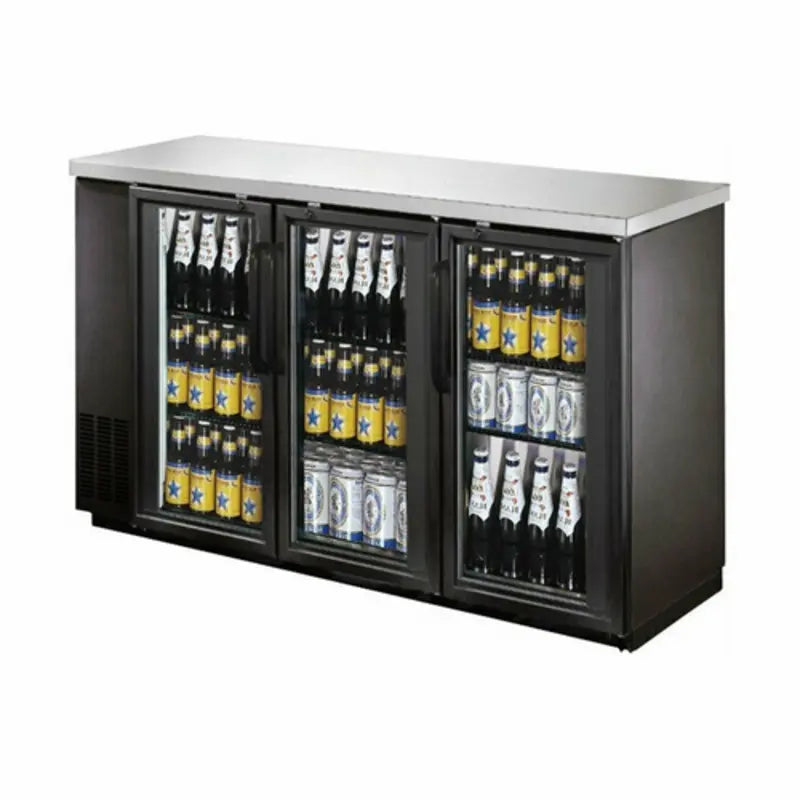 EFI CBBGD3-72CC Commercial Back Bar Swing Glass Door Cooler Refrigerator