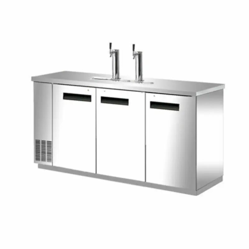 EFI CBBSDD3-72CC 72-inch Stainless Steel Back Bar Direct Draw Dispensing Cooler