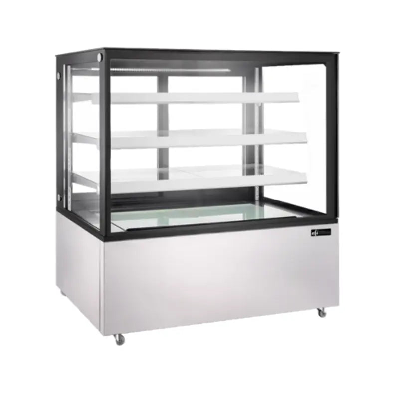 EFI CGSM-3756 Commercial Refrigerated Straight Sided Glass Display Case