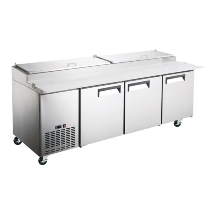 EFI CPDR3-93VCX X-LINE 93" Refrigerated Pizza Prep Table with 3 DoorsToronto Commercial Refrigeration