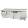 EFI CPDW2-93VC 93" Commercial Refrigerated Pizza Prep Table with DrawersToronto Commercial Refrigeration