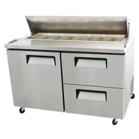EFI CSDW2-60VC Commercial Salad Sandwich Prep Table RefrigeratorToronto Commercial Refrigeration