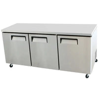 EFI CUDR3-72VC Commercial Stainless Steel 3-Door Undercounter RefrigeratorToronto Commercial Refrigeration