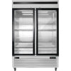 EFI FI2-54GDSVC Commercial 54-inch Two Glass Door Stainless Steel Display FreezerToronto Commercial Refrigeration