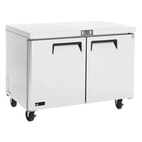 EFI FUDR2-60VC Commercial Undercounter Freezer with Stainless Steel Build and CastersToronto Commercial Refrigeration