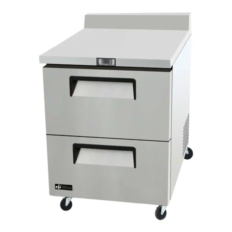 EFI FWDW2-27VC Commercial Stainless Steel Work Top Freezer with DrawersToronto Commercial Refrigeration
