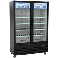 EFI Sales Versa Chill C2Z-54GDVCX Deep Chill Glass 2-Door Black Merchandiser CoolerToronto Commercial Refrigeration