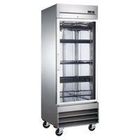 EFI X-LINE 27" Glass Single Door Stainless Steel Commercial Cooler RefrigeratorToronto Commercial Refrigeration