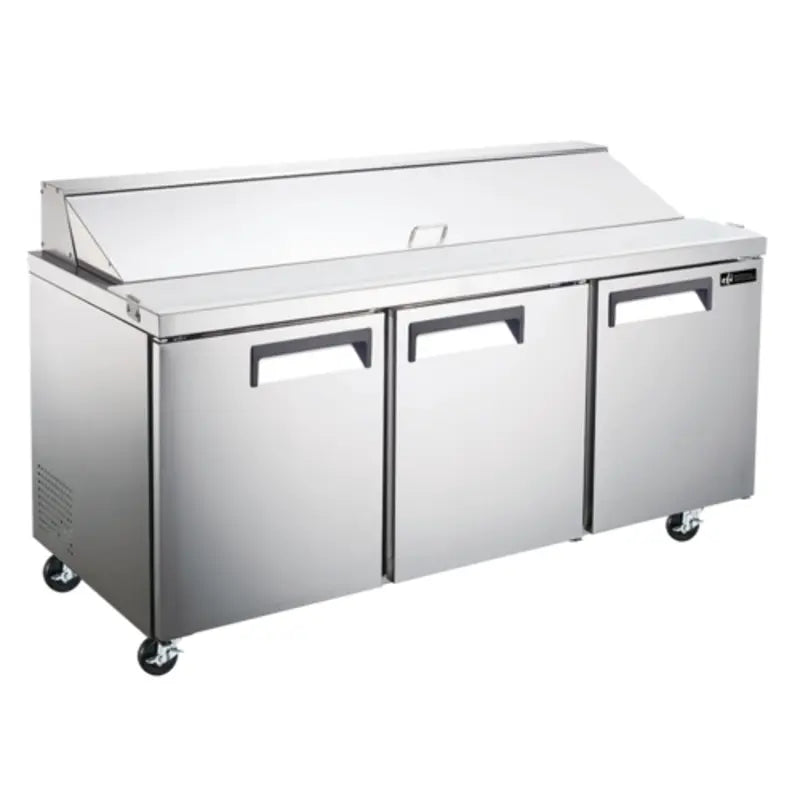 EFI X-LINE 72-inch Refrigerated Salad Sandwich Prep Table Commercial Unit