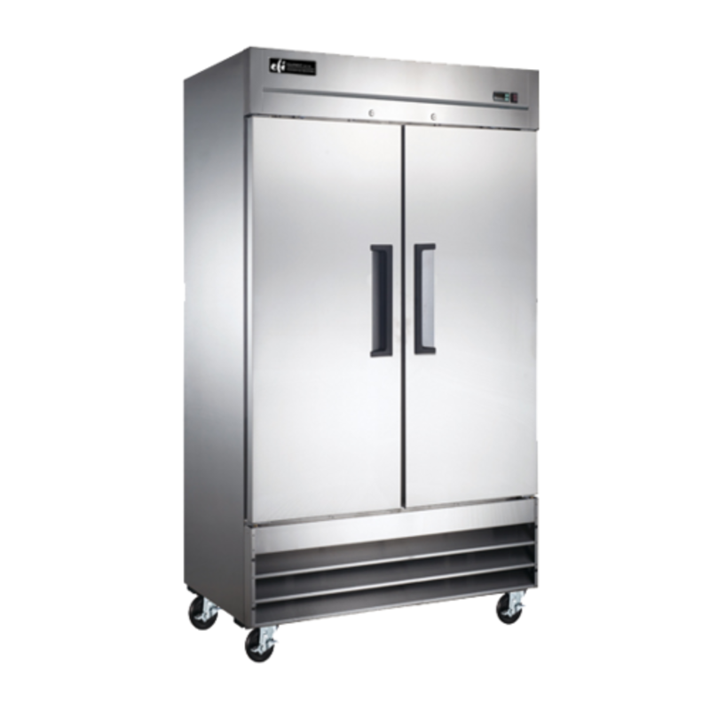 Réfrigérateur commercial double porte Reach-In EFI C2-39VCX de 39,5 pouces