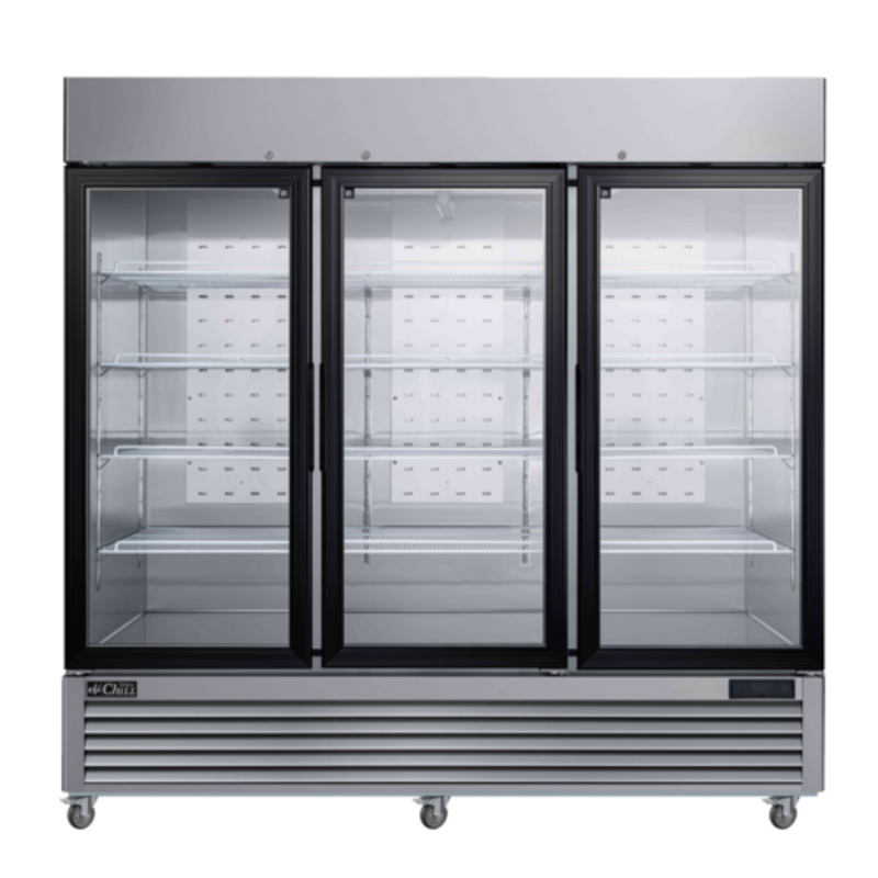 EFI 82" Glass Door Merchandising Refrigerator - C3-82GDSVC