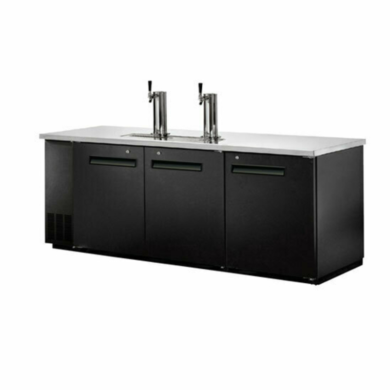 Réfrigérateur commercial à bière pression EFI CBBDD3-72CC, 3 portes, 72,8 pouces