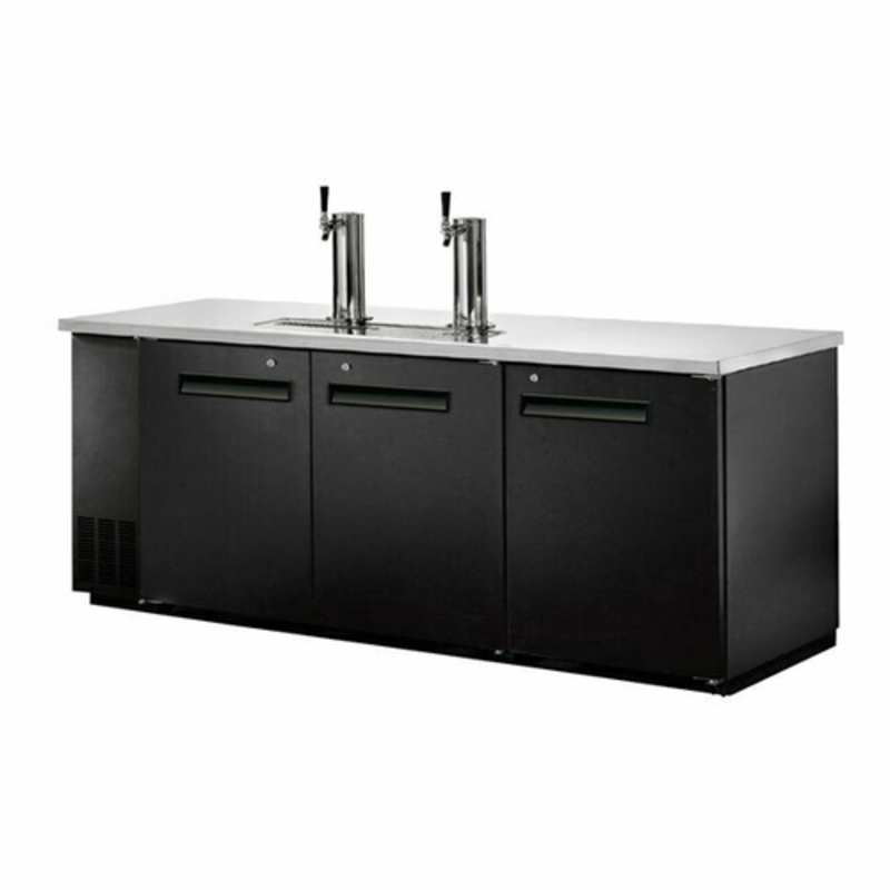 Distributeur de bière à tirage direct à trois portes EFI CBBDD3-90CC 90,4 pouces
