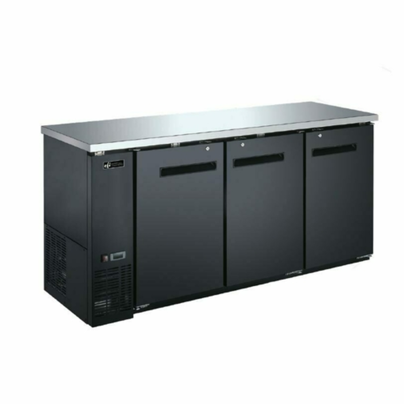 Meuble réfrigéré à 3 portes pour bar arrière EFI CBBDR3-72CC 72,8"