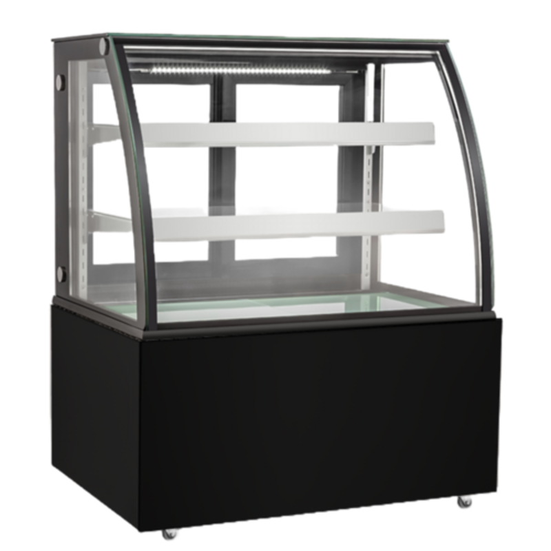 Vitrine Réfrigérée à Courbe Vitrée EFI CGCM-4747 de 120 cm pour Boulangerie et Traiteur