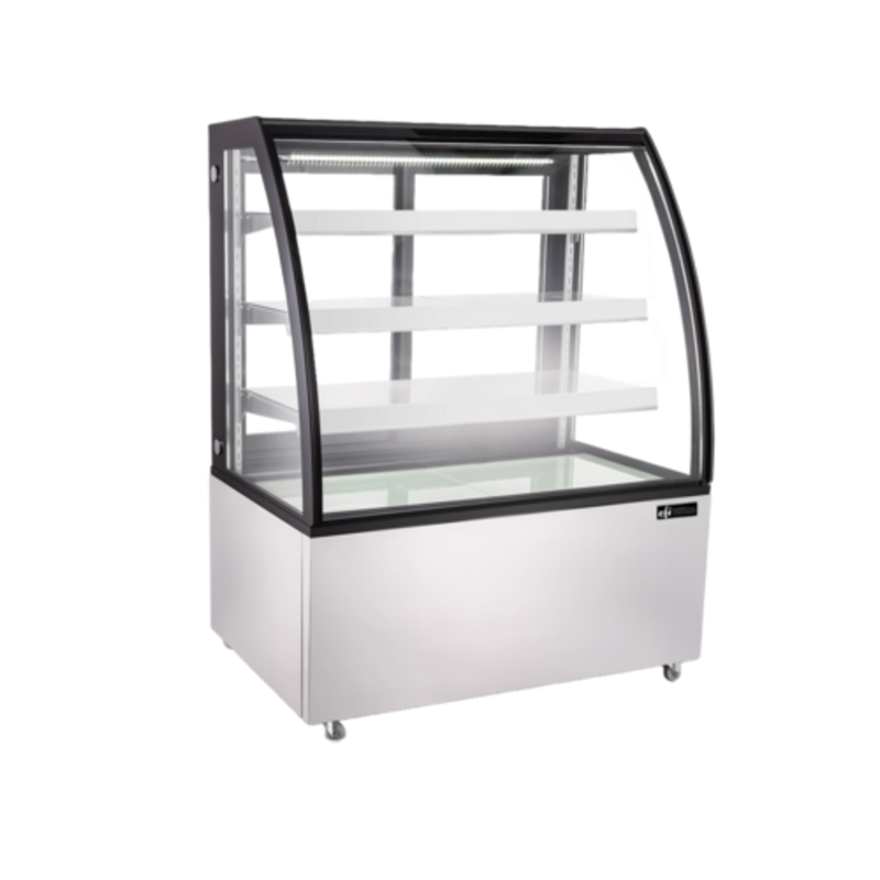Vitrine réfrigérée de charcuterie à vitre courbe de série Versa EFI CGCM-4956 48,8 po