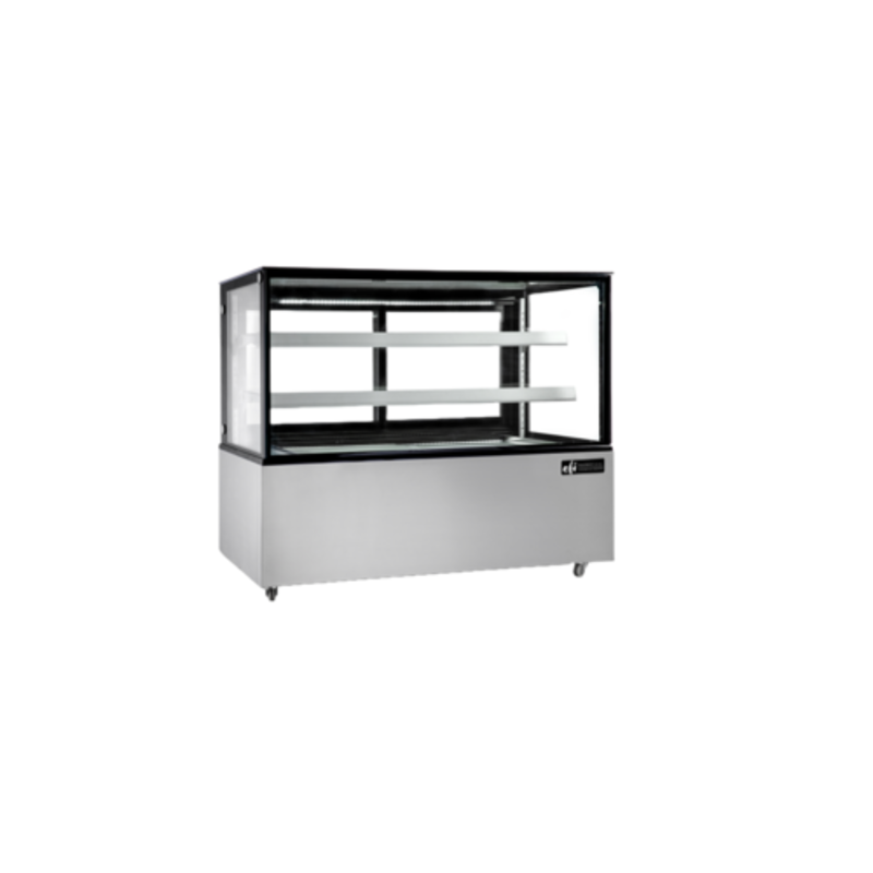 Vitrine réfrigérée EFI CGSM-6148 de 60,6 pouces avec verre droit