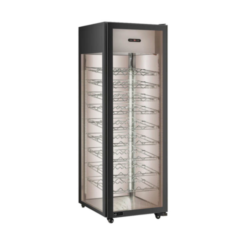 Vitrine à vin commerciale EFI CGWC-2575 de 25,5 pouces, 81 bouteilles, avec verre 4 faces