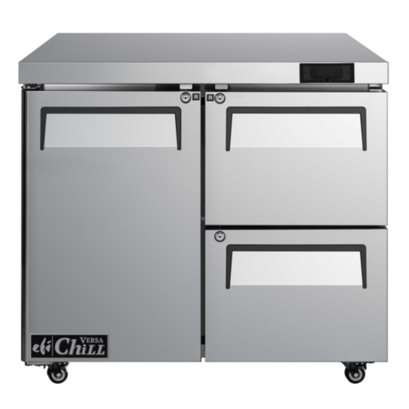 EFI CUDW2-36VC 36-Inch Versa Chill Undercounter Refrigerator with 1 Door and 2 Drawers