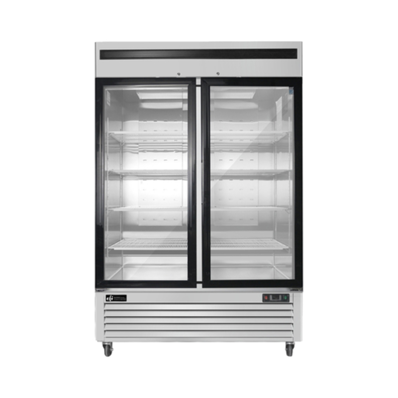 EFI F2-54GDSVC 54.4-Inch Stainless Steel Display Freezer Merchandiser
