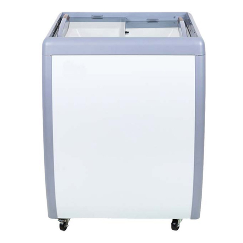 EFI FCFG-26 Commercial 26-Inch Flat Glass Top Ice Cream Freezer - 5.5 Cu. Ft.