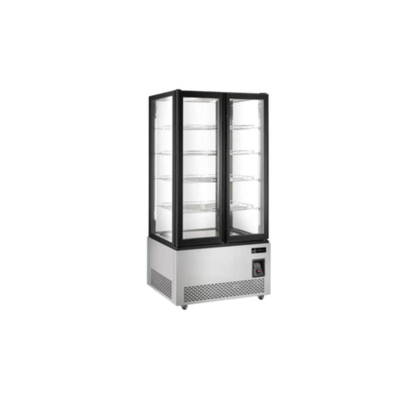 EFI FGSM-4275 39.3" Glass 4-Sided Display Freezer
