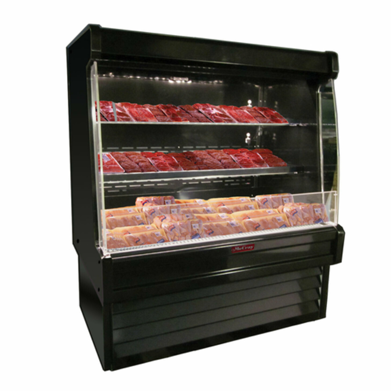 Howard-McCray SC-OM35E-5L-LED Vitrine Réfrigérée Ouverte pour Viande et Traiteur, Modèle Sans Fin de 63 Pouces