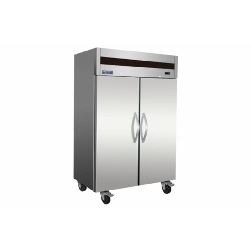 Réfrigérateur commercial double porte pleine IKON IT56R de 54 pouces avec accès direct