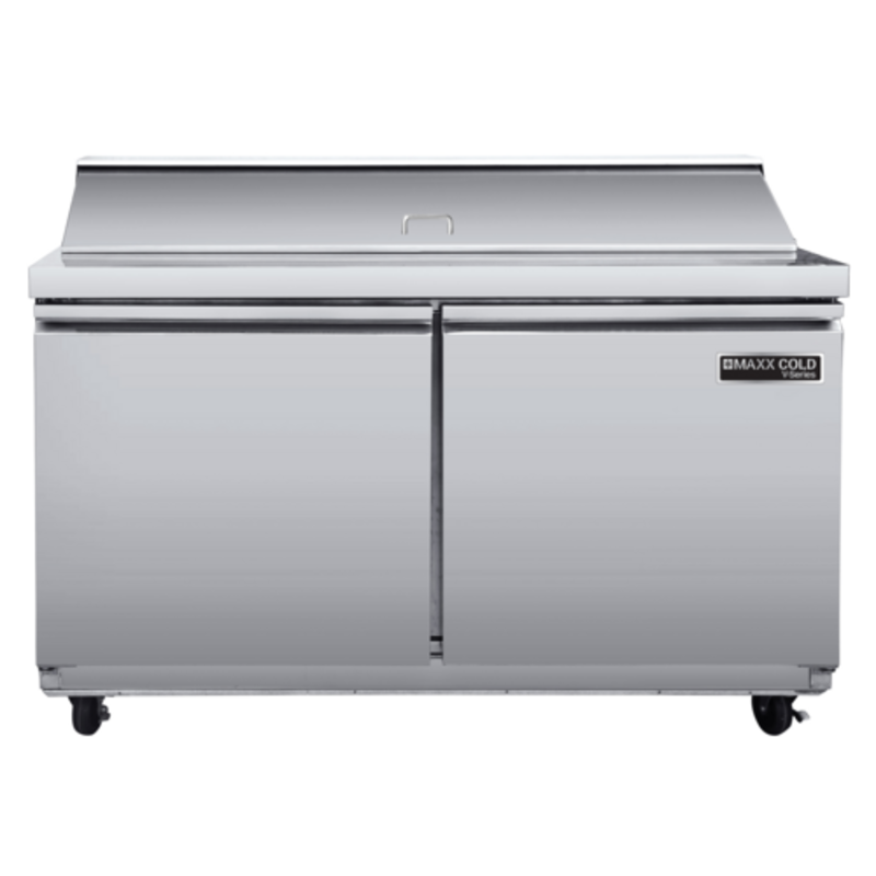Maxx Cold MVR48SHC Station de préparation réfrigérée à sandwichs et salades série V 122,4 cm