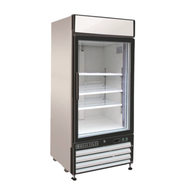 Congélateur vitrine Maxx Cold MXM1-16FHC X-Series à une porte vitrée, 453 litres