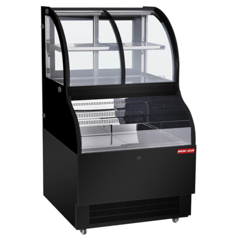 Vitrine réfrigérée combinée à double service New Air NCC-36-SS de 36 pouces