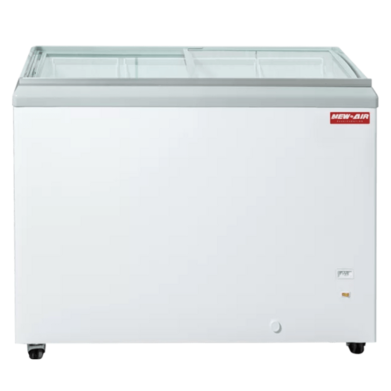 New Air NIF-41-FG Flat Glass Commercial Ice Cream Display Freezer, 9.9 Cu. Ft.