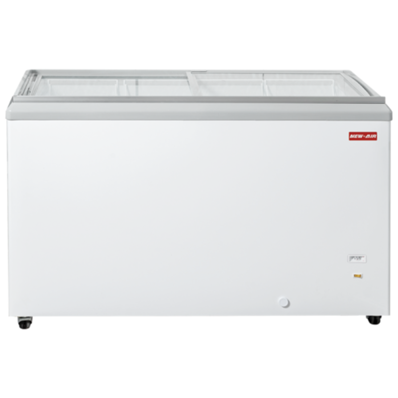 New Air NIF-60-FG 60-Inch Commercial Flat Glass Ice Cream Display Chest