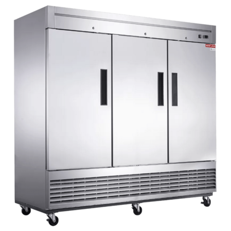 Réfrigérateur commercial ventilé à portes battantes New Air NSR-182-H 82 po 3 portes