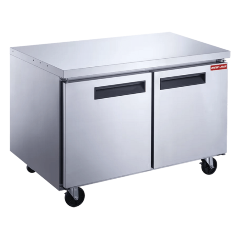 New Air NUR-060-SS Signature Series 60-Inch 2-Door Commercial Undercounter Refrigerator