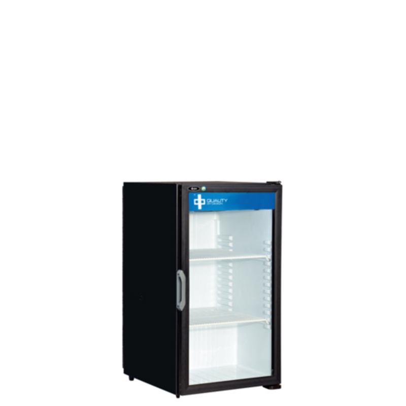 QBD DC7-HC 6.79 cu. ft. Black Countertop Display Cooler