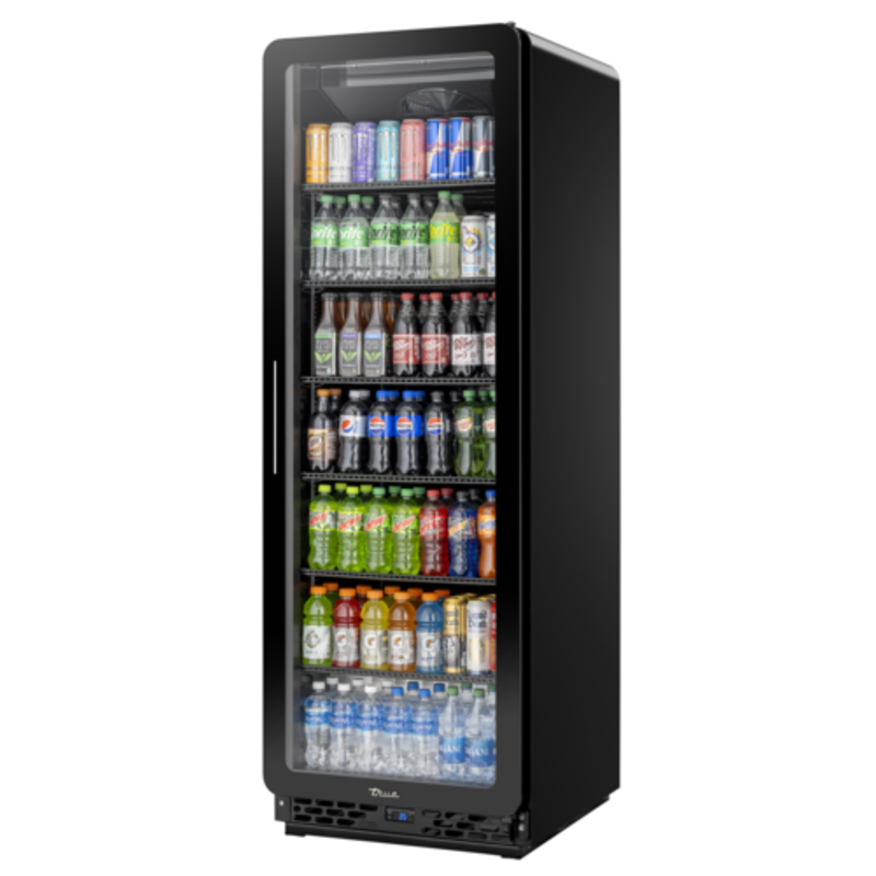True Refrigeration CVM-24-HC~EGC01 27-Inch Curved Glass Display Refrigerator